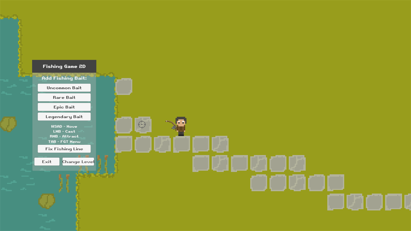 #2. Fishing Game 2D (Windows) 由: Onetagsoft