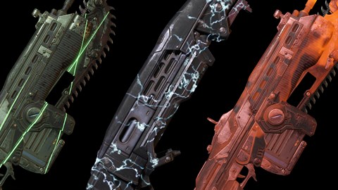 Animated Weapon Skin-paket 1