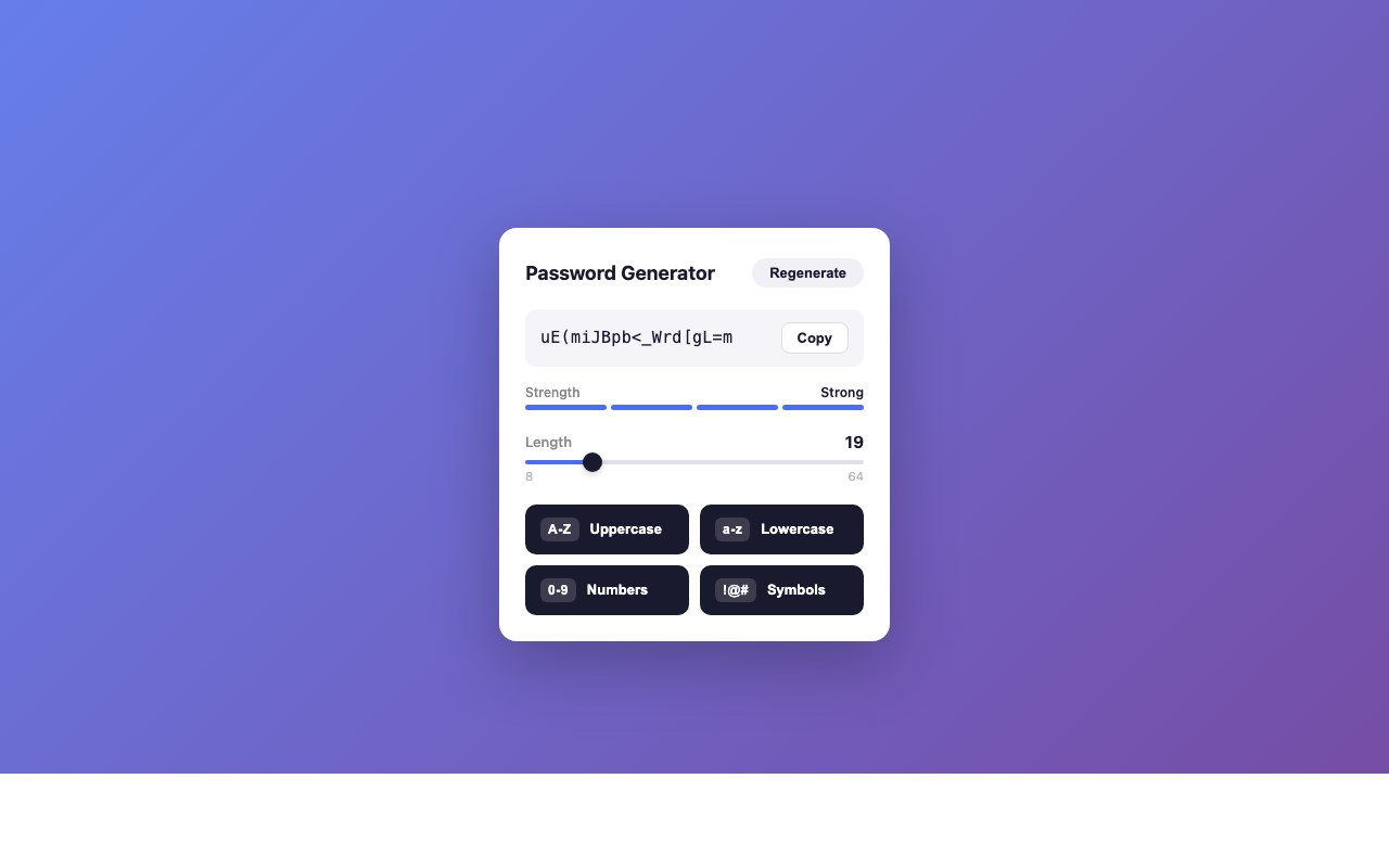 Password Generator - Strong & Secure