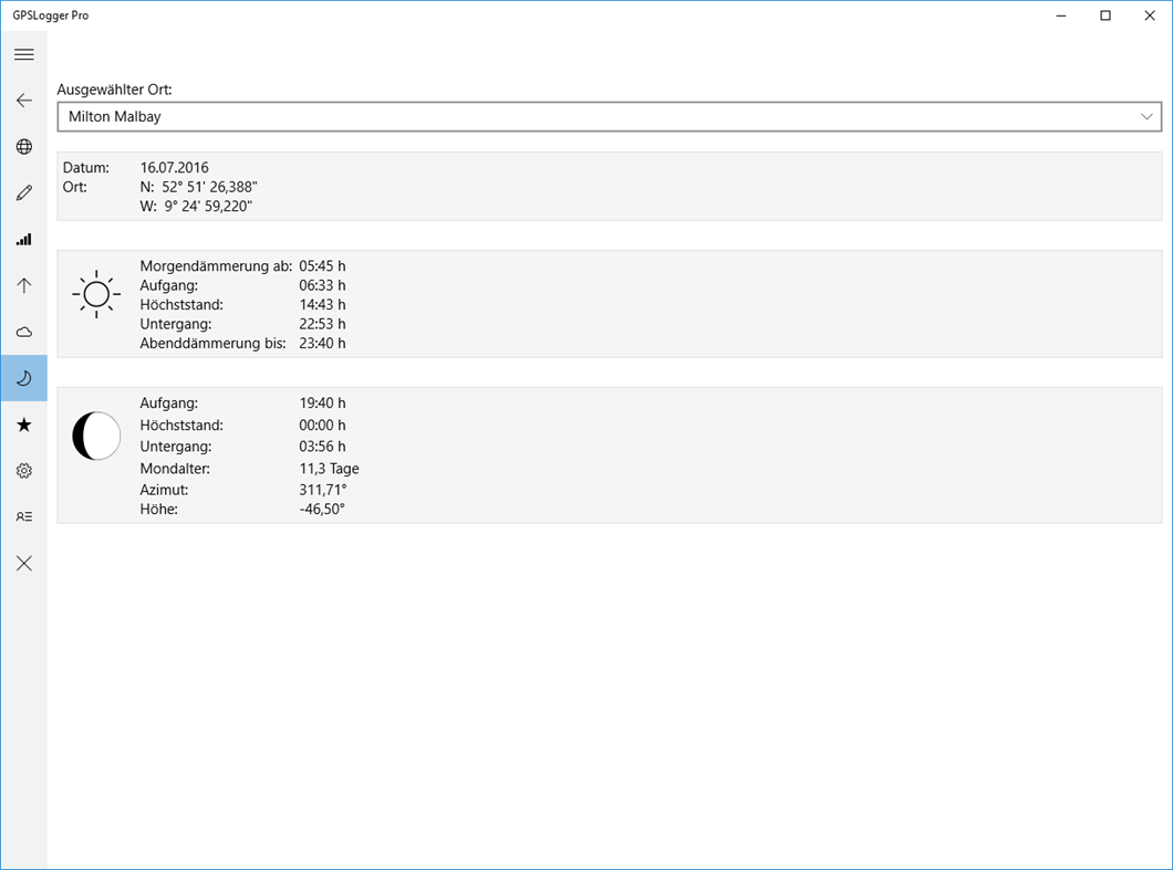 #6. GPSLogger Pro (Windows) 由: Patrick Mortara
