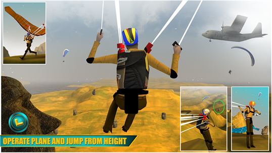 Airplane Skydiving Flight Simulator - Flying Stunt screenshot 3