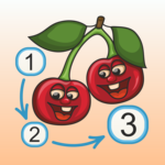 Fruits - Connect the Dots and Add Colors