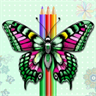 Butterfly Coloring Book Pages for Adult & Kids