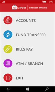 AB Direct Internet Banking screenshot 1