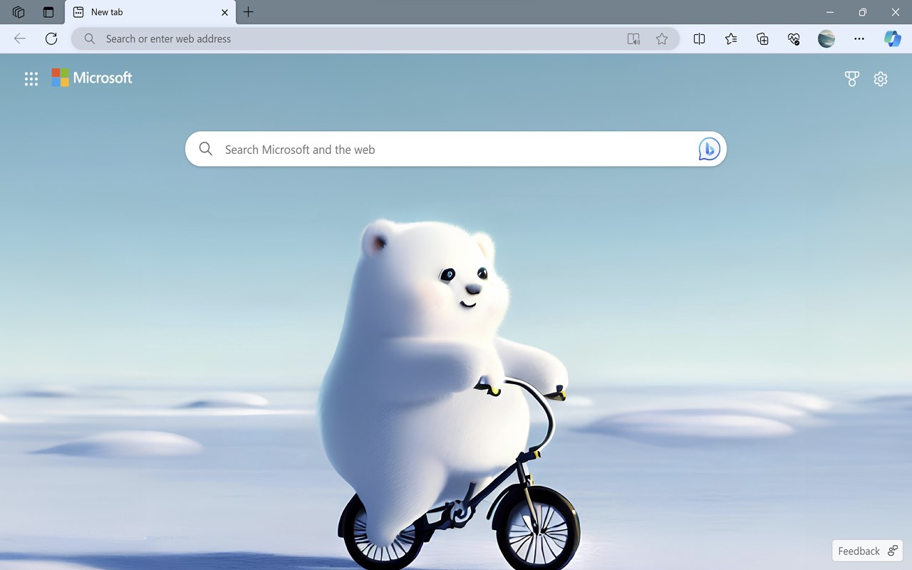 Bicycle Polar Bear
