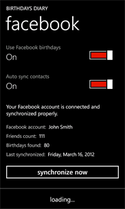 Birthdays screenshot 5