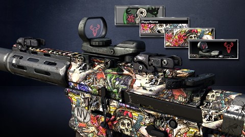 call of duty ghost guns and camos