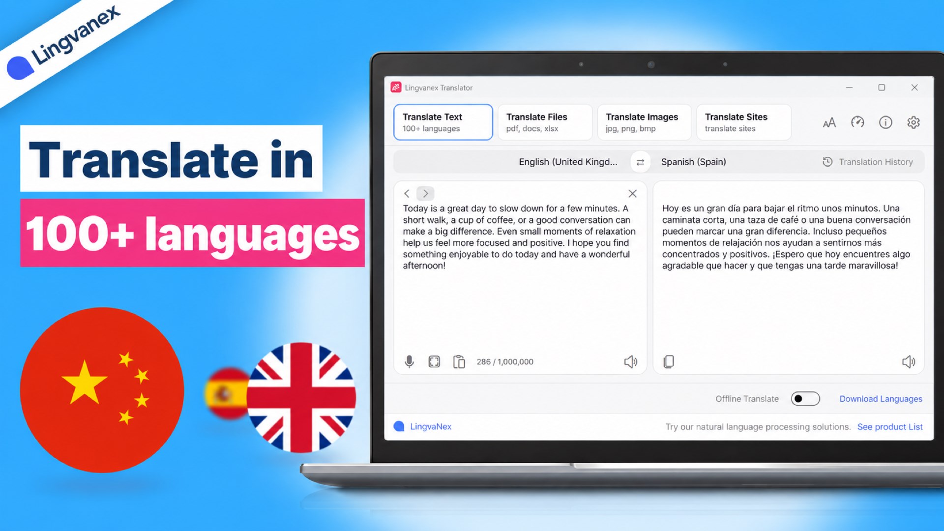Lingvanex - Language Translator and Dictionary screenshot
