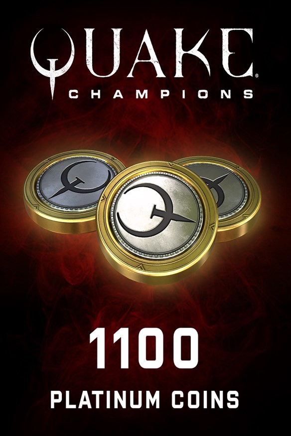 Quake Champions - 1100 Platinum Xbox Series X|S and Xbox One cover art