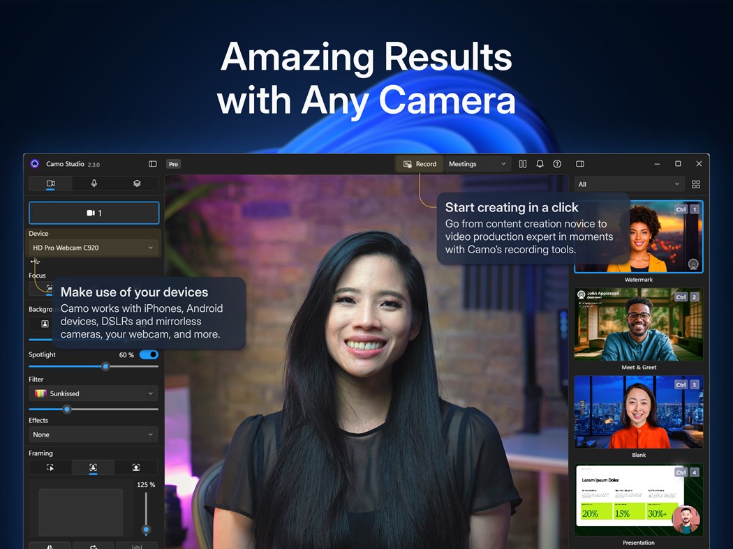 #2. Camo Studio (Windows) Podle: Reincubate