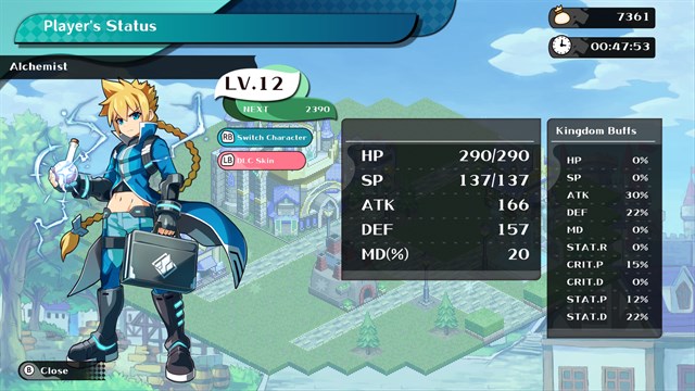 Kingdom's Return - "Azure Striker Gunvolt" Crossover Character Skin screenshot 1