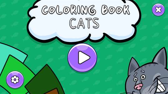 Coloring Book - Cats - funny painting book for boys and girls, adults and kids screenshot 4