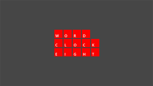 Word Clock 8 screenshot 1