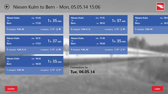 Swiss Transport Timetable screenshot 3