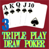 Triple 3 Play Draw Poker