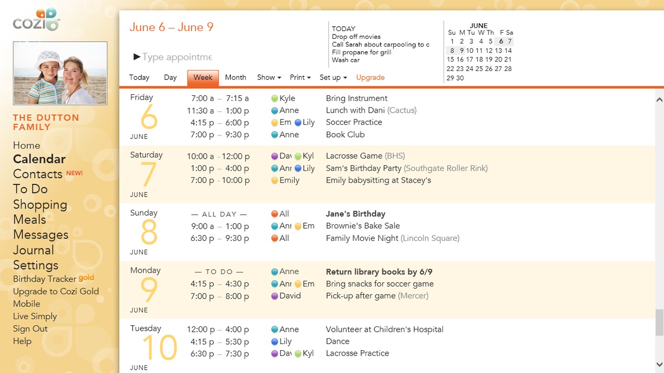 Cozi Family Organizer for Windows 10