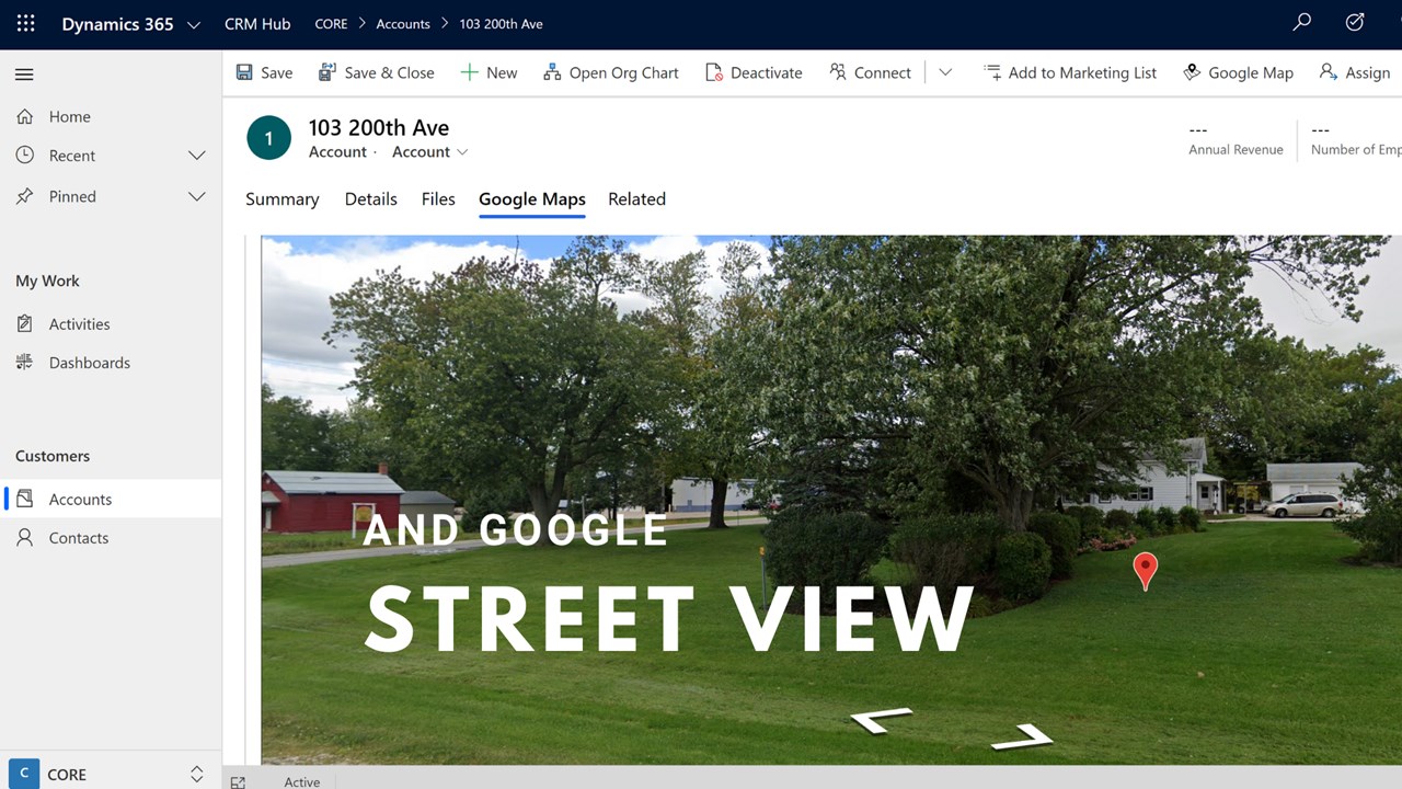 Snapshot 4 of Dynamica Google Maps Integration