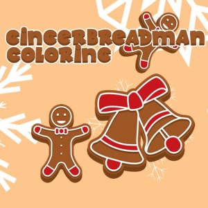 Gingerbread Man Coloring Game icon