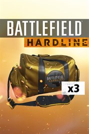 Battlefield Hardline 3 x Gold Battle-pakker