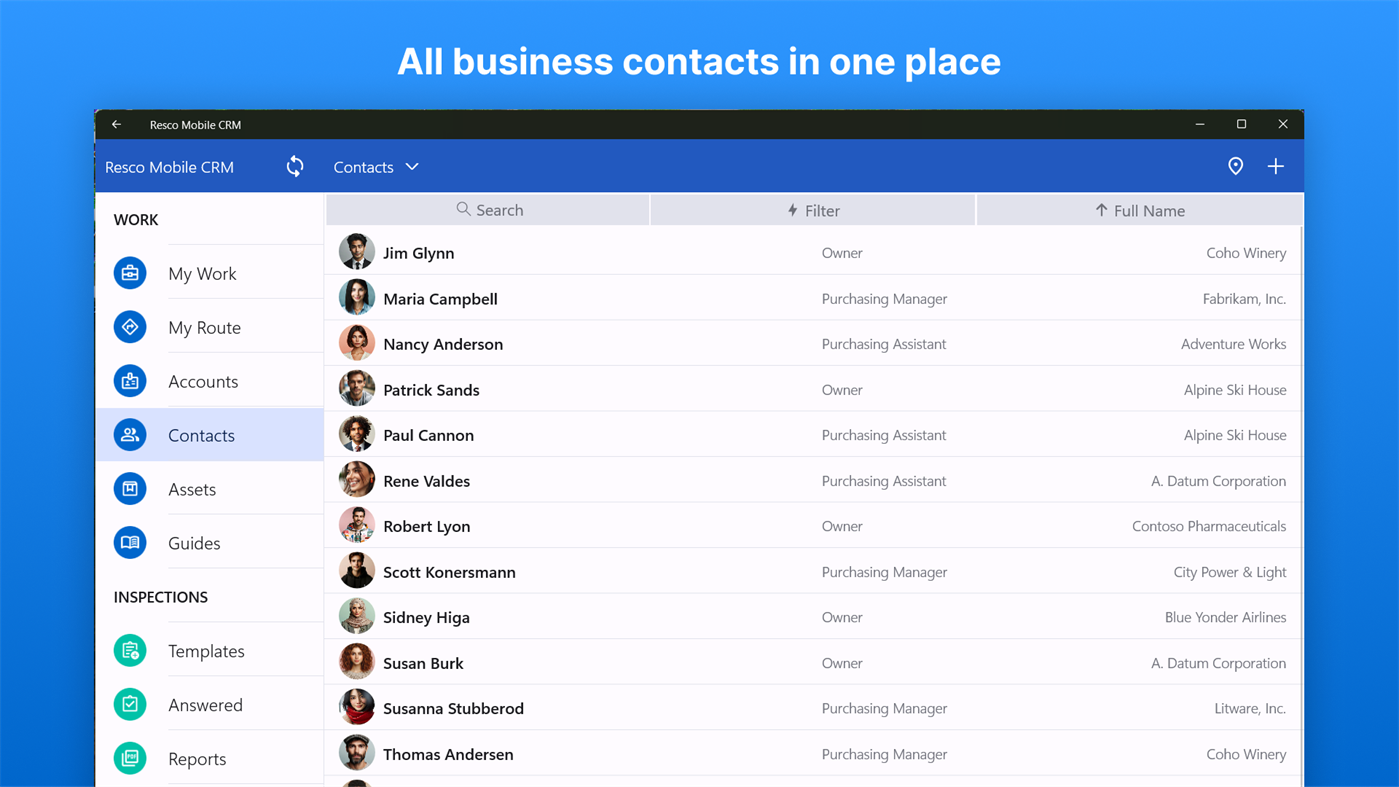 #8. Resco Mobile CRM (Windows) 来自: Resco