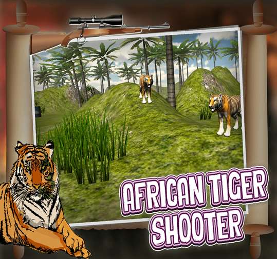 African Tiger Shooter 3D screenshot 3