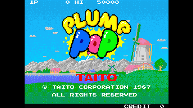 Arcade Archives 2 PLUMP POP screenshot 1