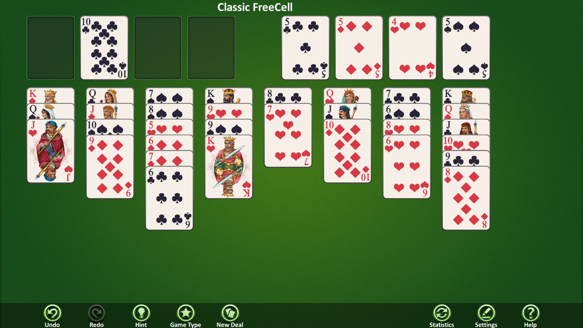 Simple FreeCell