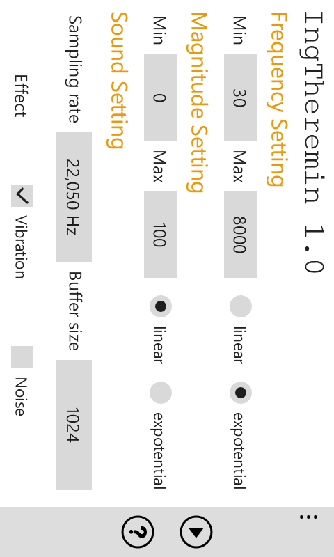 Screenshot 1 IngTheremin windows
