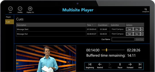 Multisite Player screenshot 1