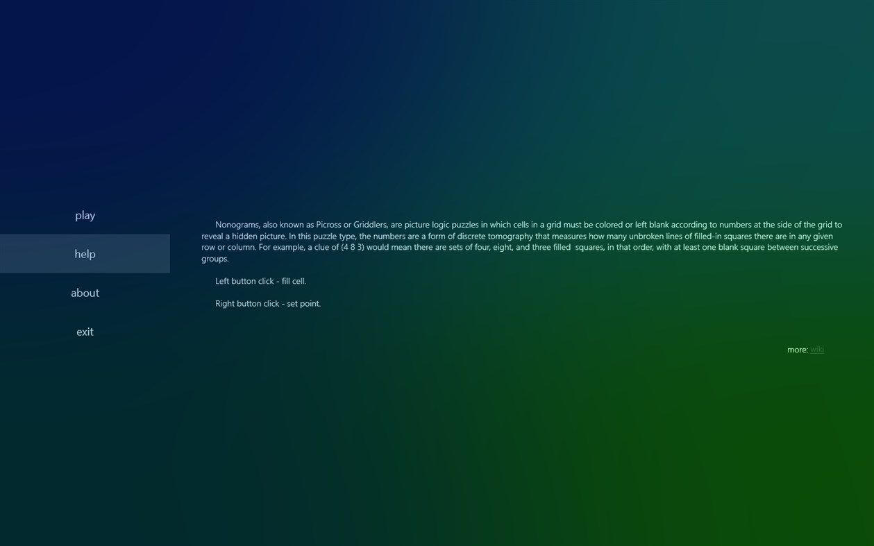 #5. The Nonogram (Windows) โดย: mnml