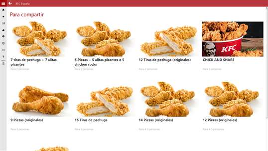 KFC España screenshot 1
