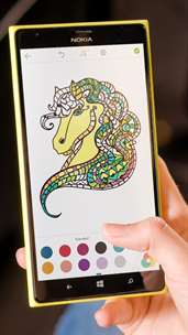Horse Coloring Pages for Adults screenshot 1