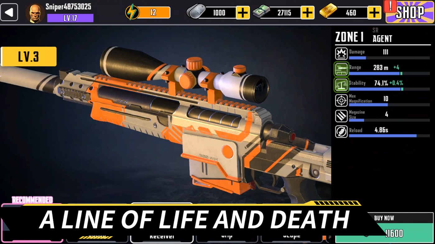 #2. Sniper Master: Ghost (Windows) By: NODA GAME