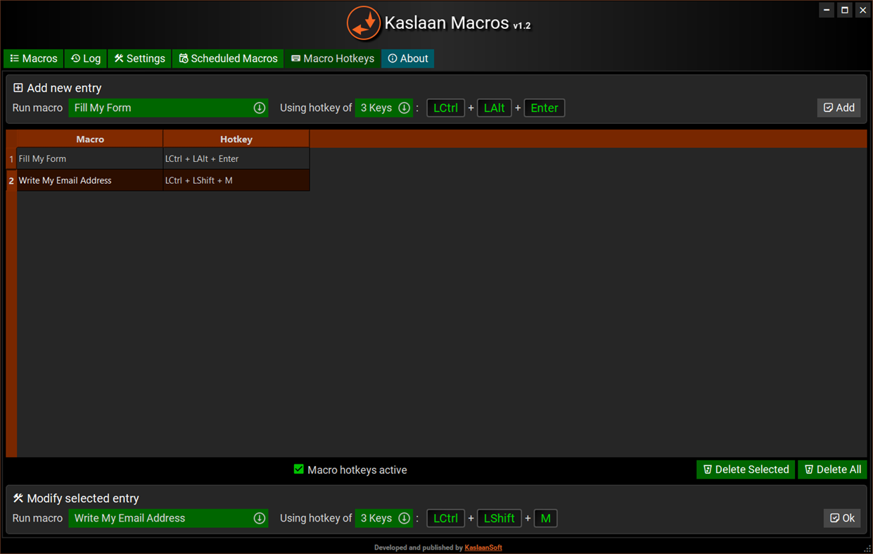 #5. Kaslaan Macros (Windows) Door: KaslaanSoft