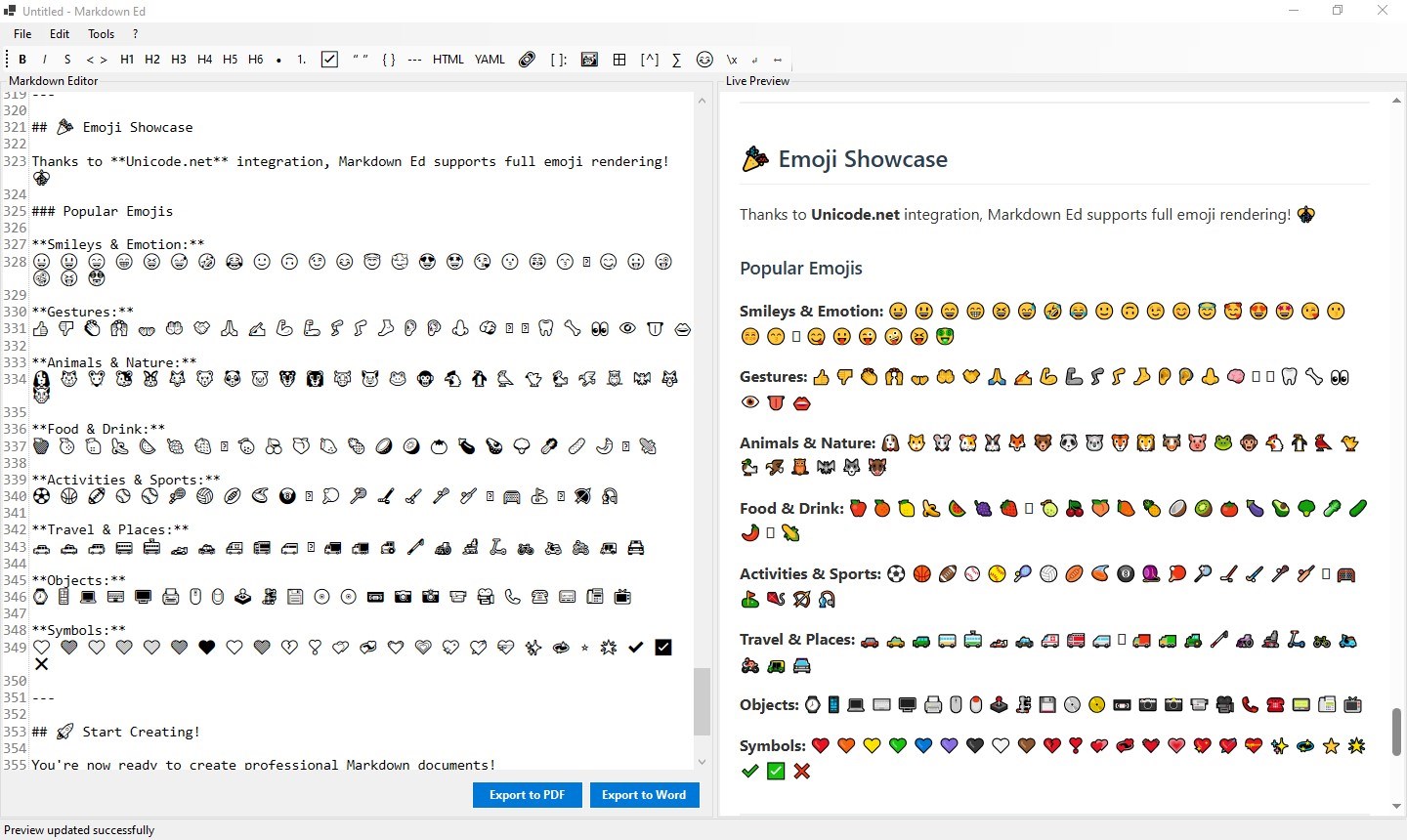 Markdown Ed Free screenshot