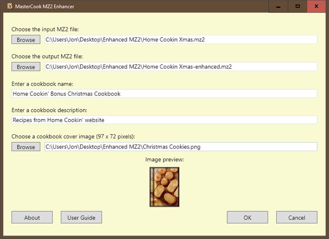 #2. MasterCook MZ2 Enhancer (Windows) By: Jon's Useful Apps