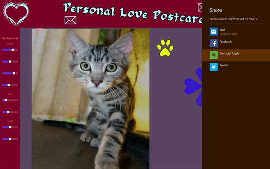 Personal Love Postcards screenshot 8