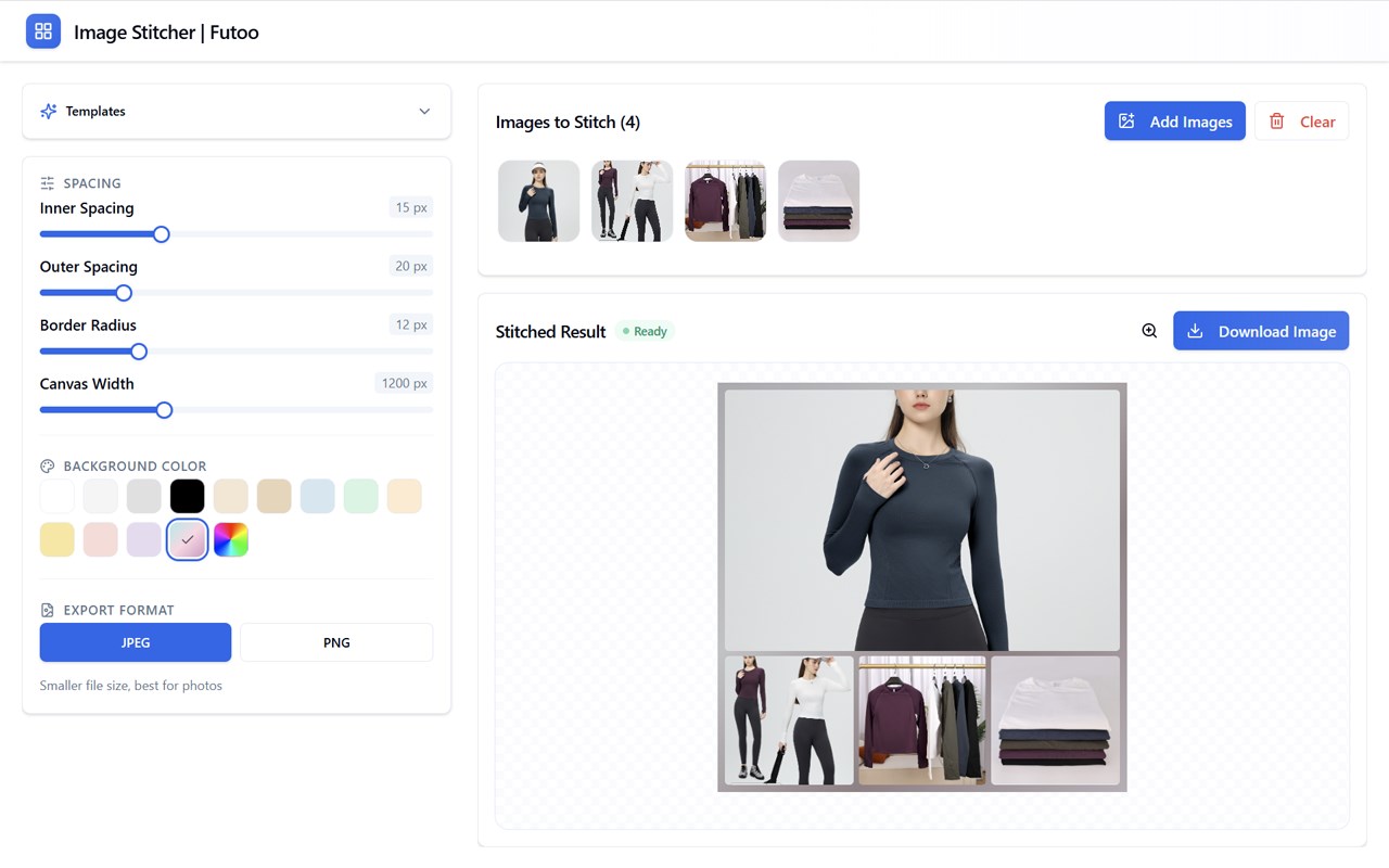 Image Stitcher | Futoo