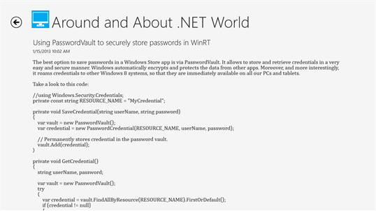 .NET World screenshot 3
