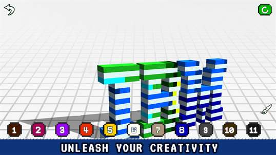 Logos 3D Color by Number - Voxel Coloring Book screenshot 4