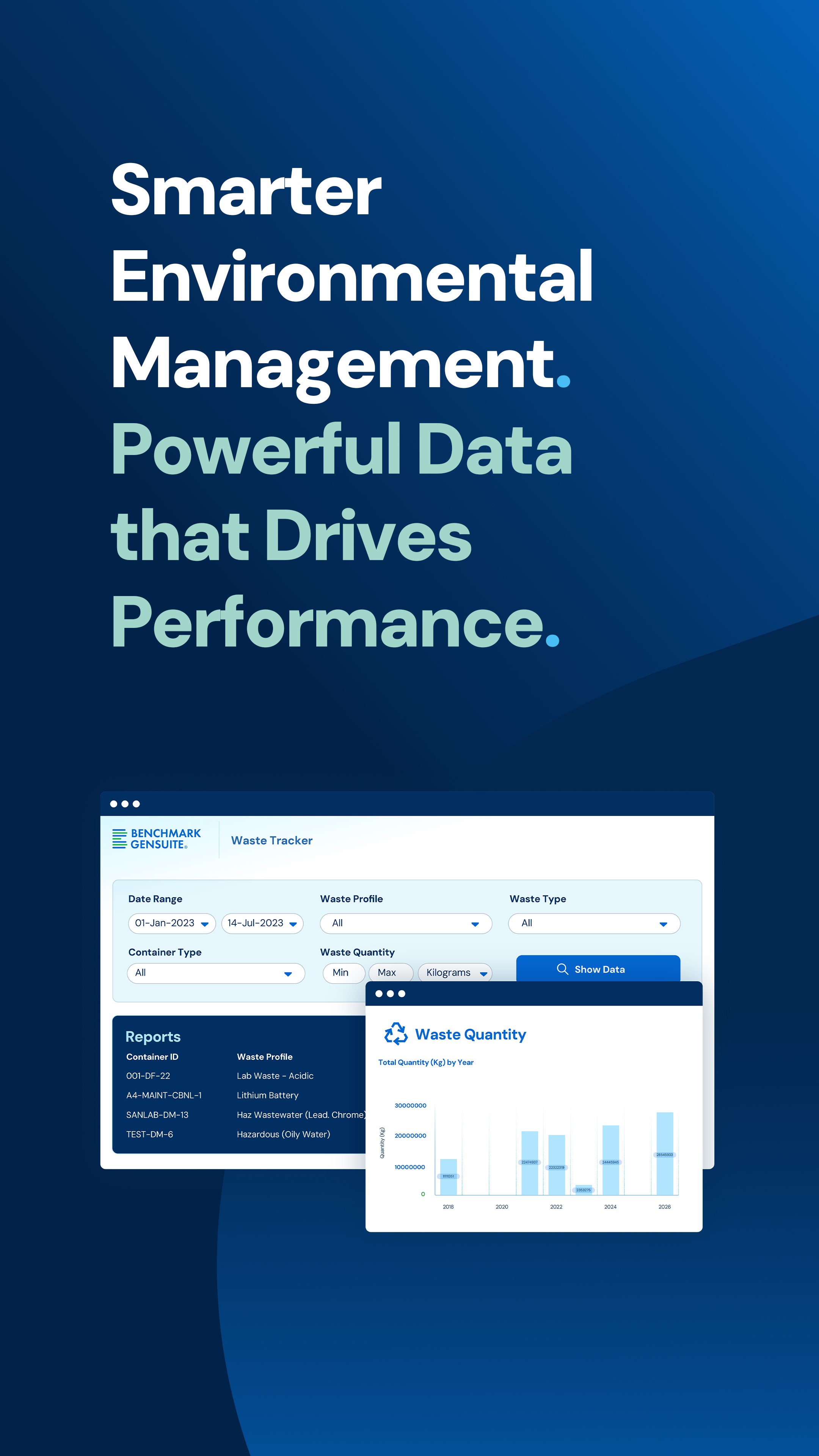 Benchmark Gensuite® screenshot