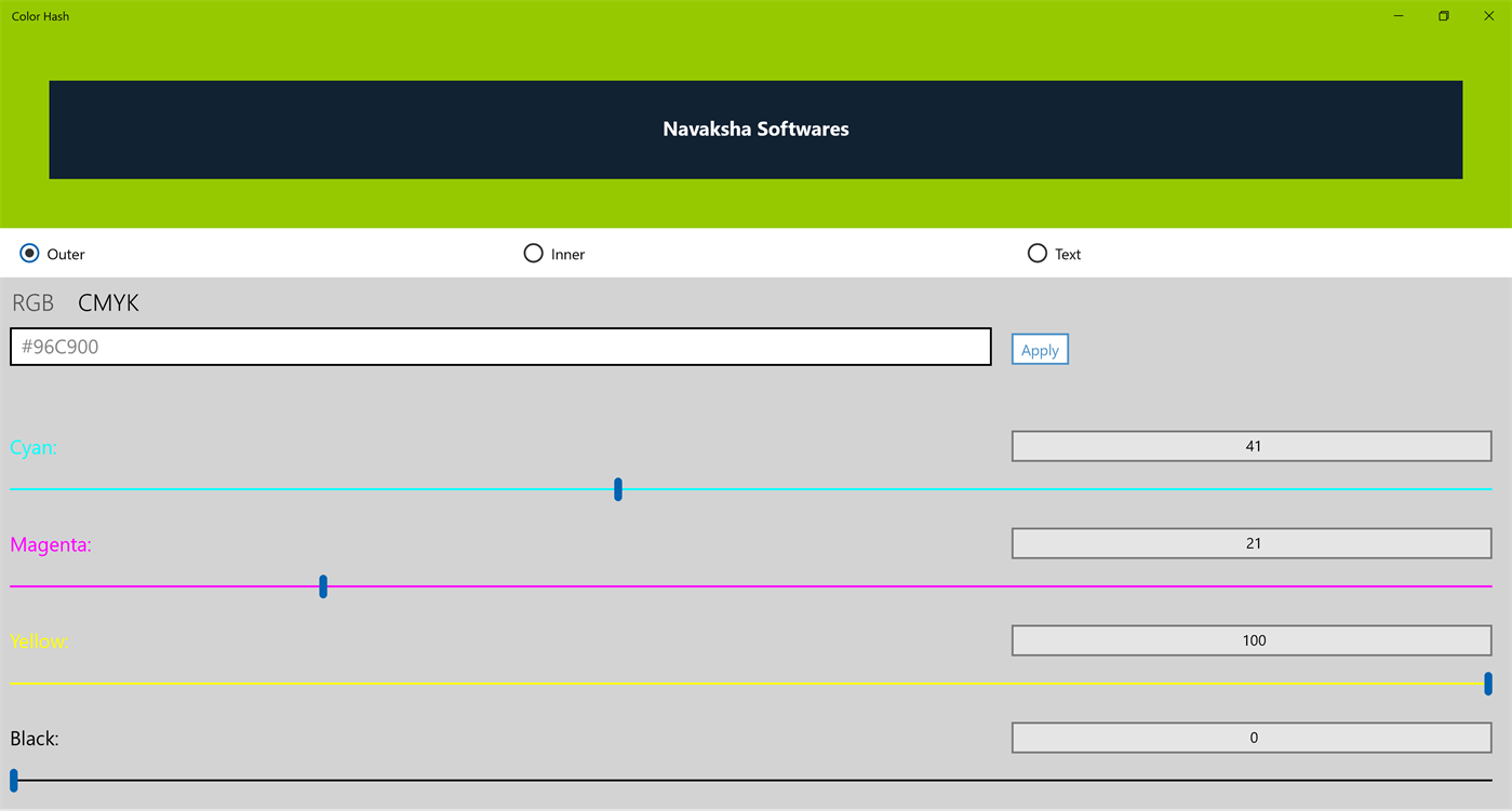 #2. Color Hash (Windows) Bởi: Navaksha Softwares