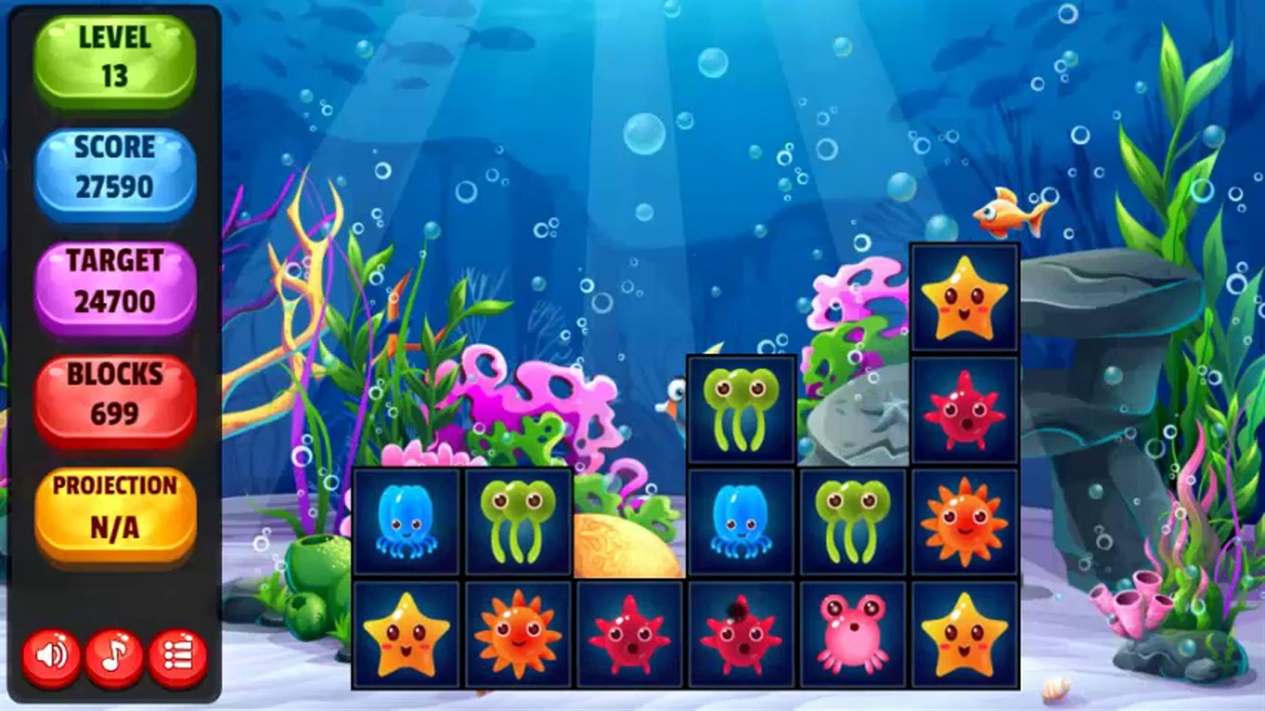 #5. Aquatic Blocks (Windows) 由: GameTab LLC