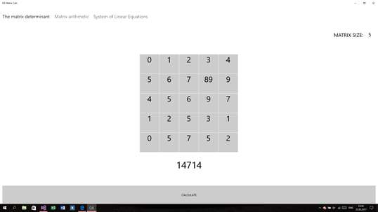 EG Matrix Calc screenshot 1