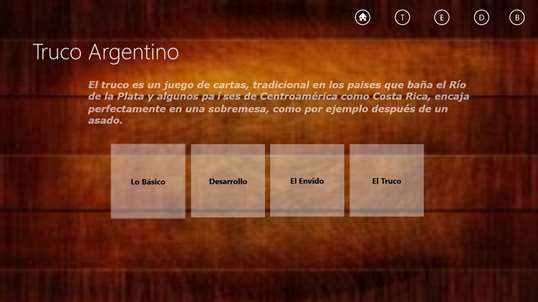 Reglas del Truco Argentino screenshot 1