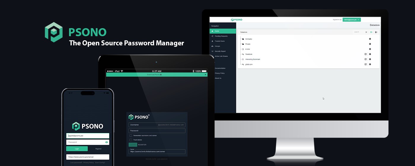 Psono - Free Password Manager marquee promo image