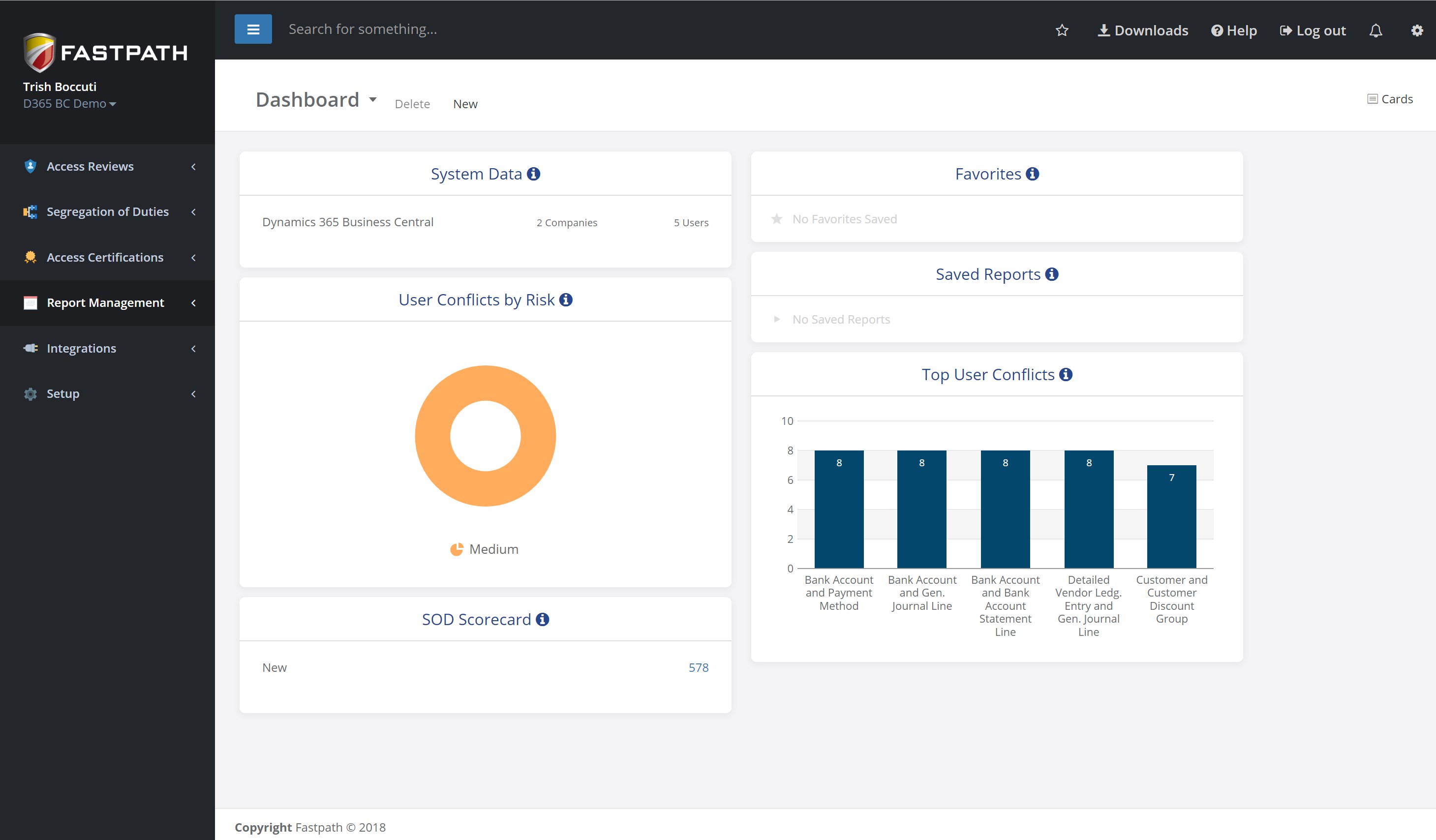 Snapshot 2 of Fastpath Assure
