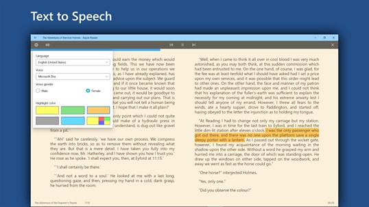 Aquile Reader - Modern ebook reader screenshot 7