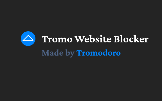 Tromo Website Blocker