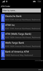 ATM Finder screenshot 1